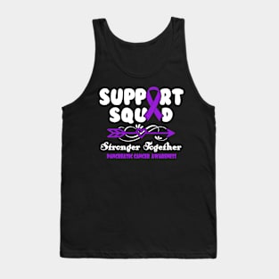 Pancreatic Cancer Gastroparesis Awareness Support Squad Stronger Together - In This Family We Fight Together T-Shirt Tank Top